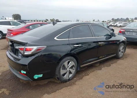 2016 Hyundai Sonata Plug-In Hybrid Limited из США, поврежденный, VIN KMHE54L25GA030834